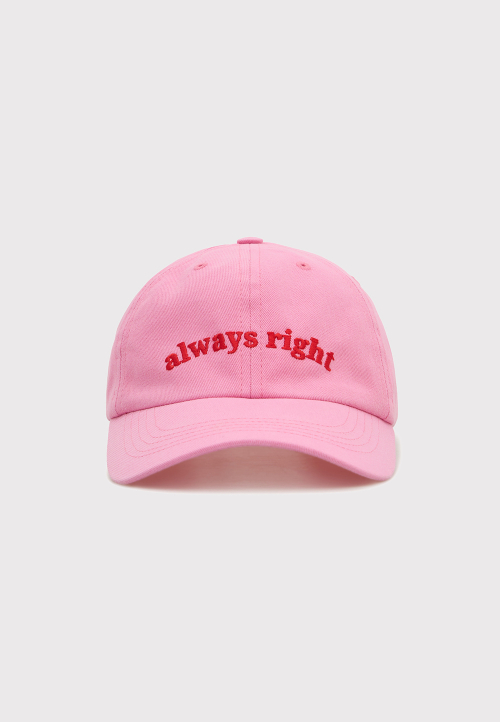 Кепка рожева ALWAYS RIGHT