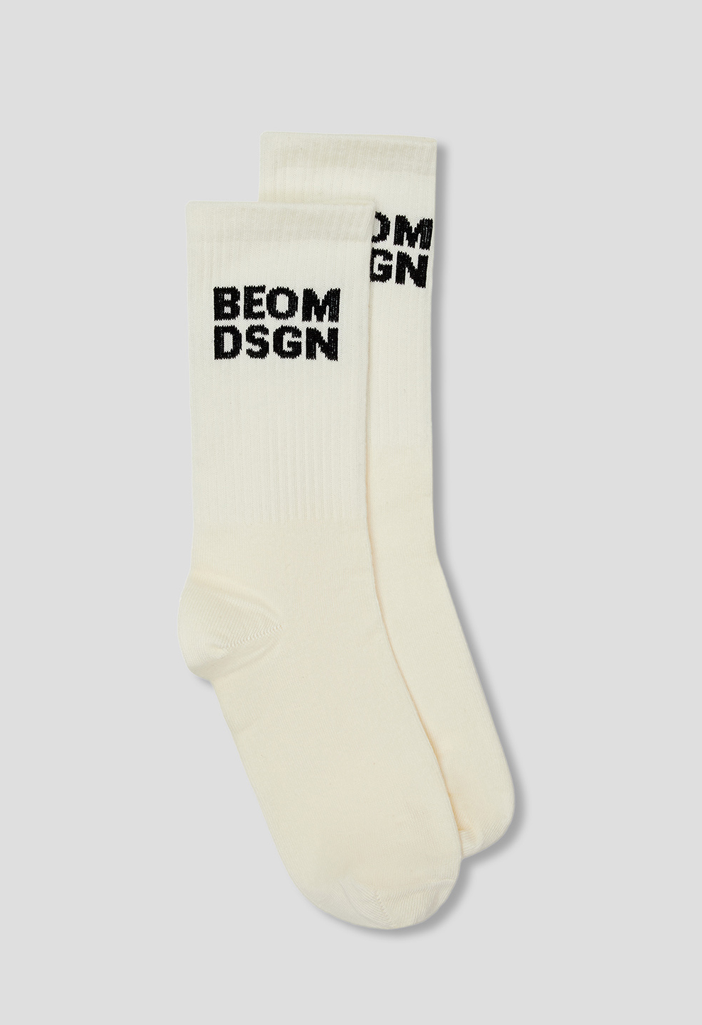 Шкарпетки білі з лого BEOMDSGN