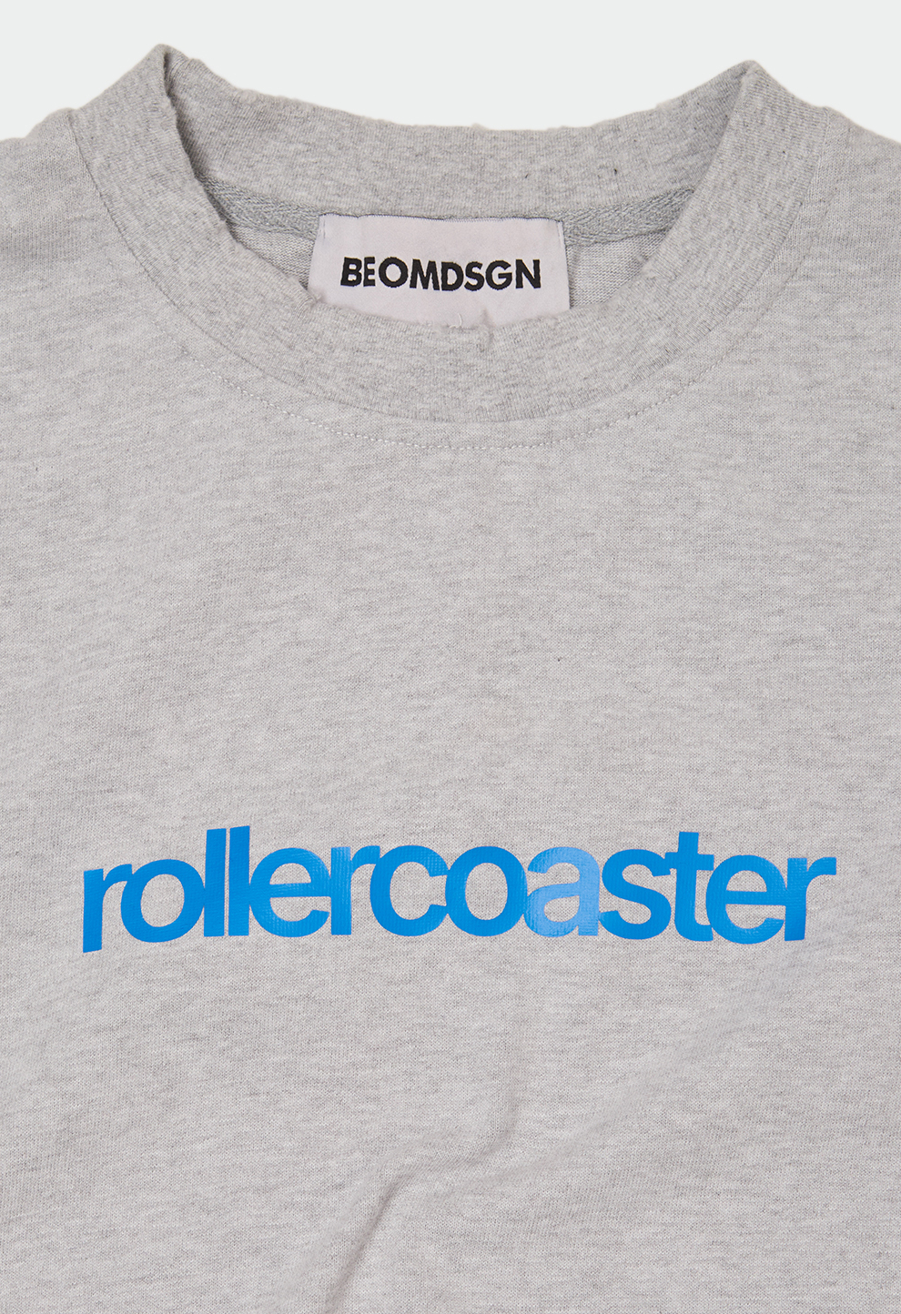 Чоловіча меланжева футболка оверсайз ROLLERCOASTER