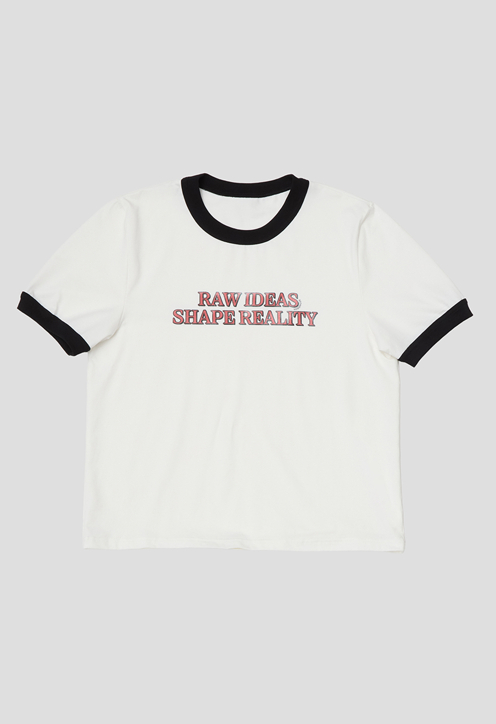 Футболка молочна RAW IDEAS
