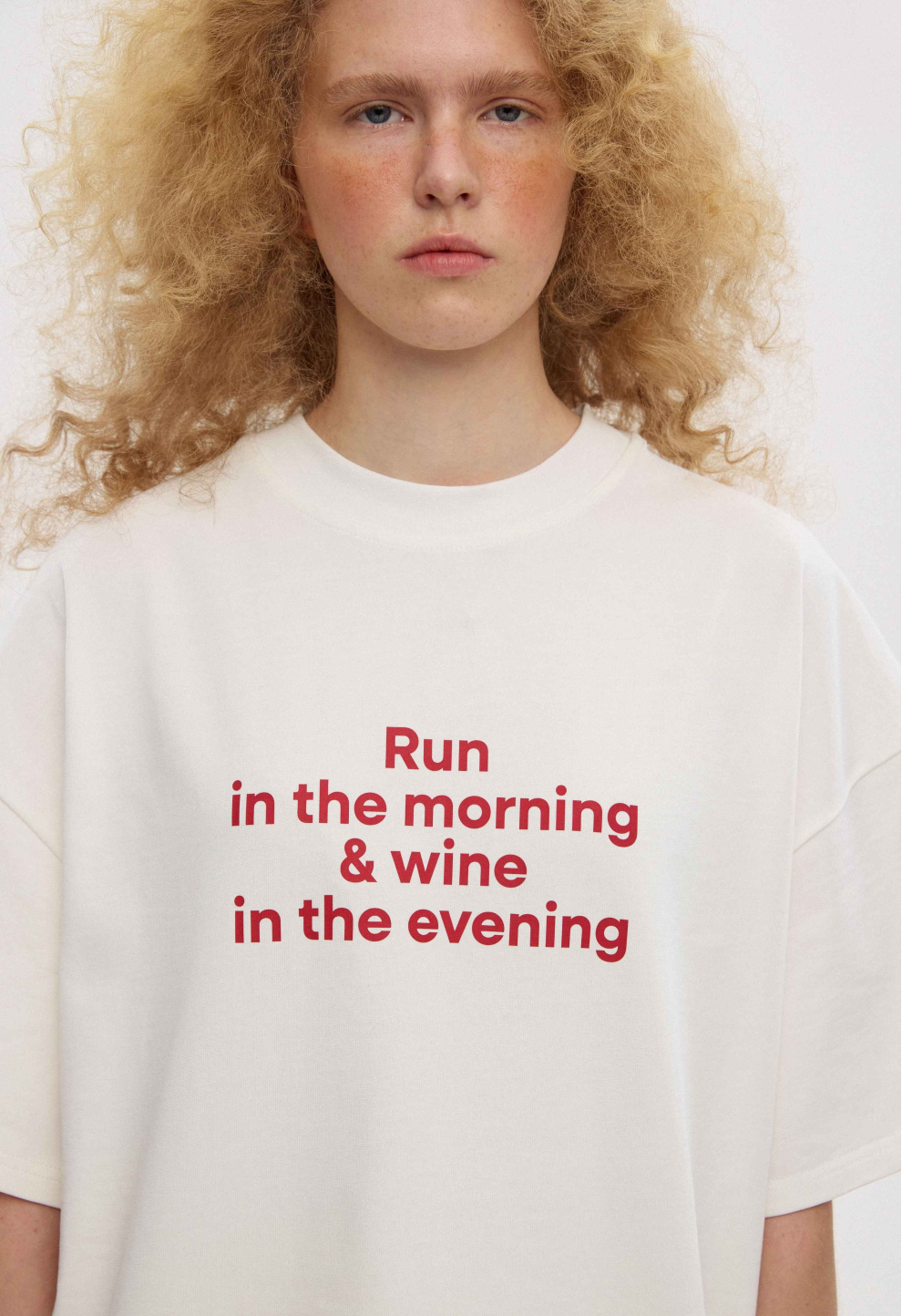 Run&Wine milk T-shirt Run&Wine milk T-shirt