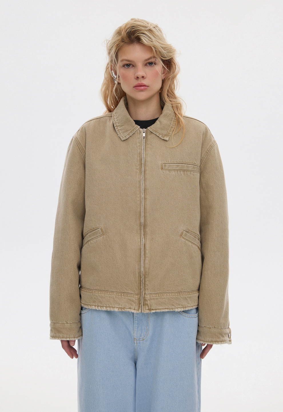 Women’s Beige Vintage Jacket BEOMDSGN