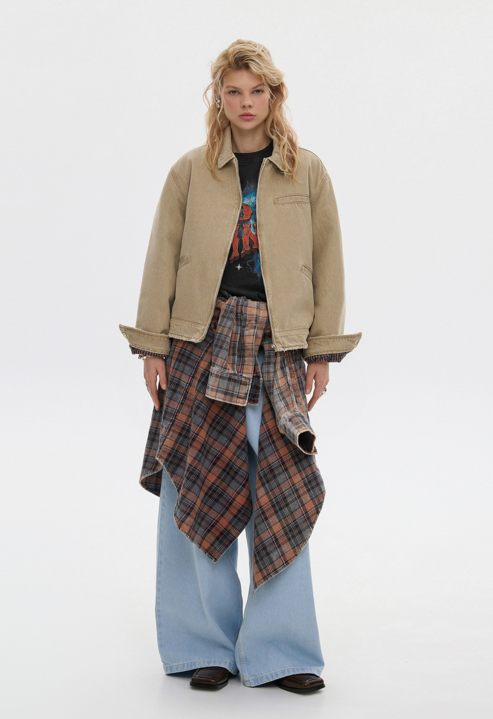 Women’s Beige Vintage Jacket BEOMDSGN