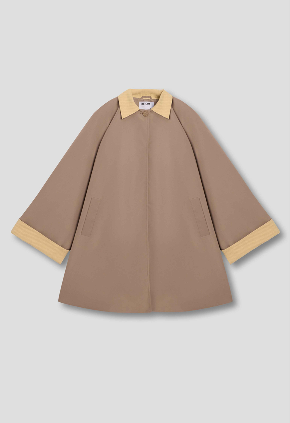 Mocha trench coat