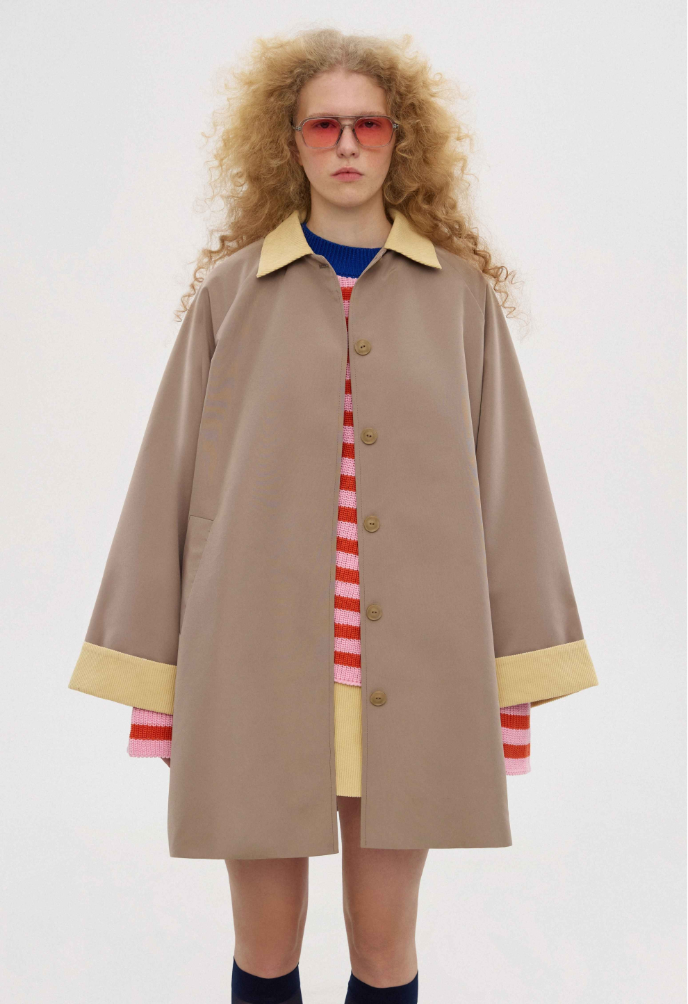 Mocha trench coat