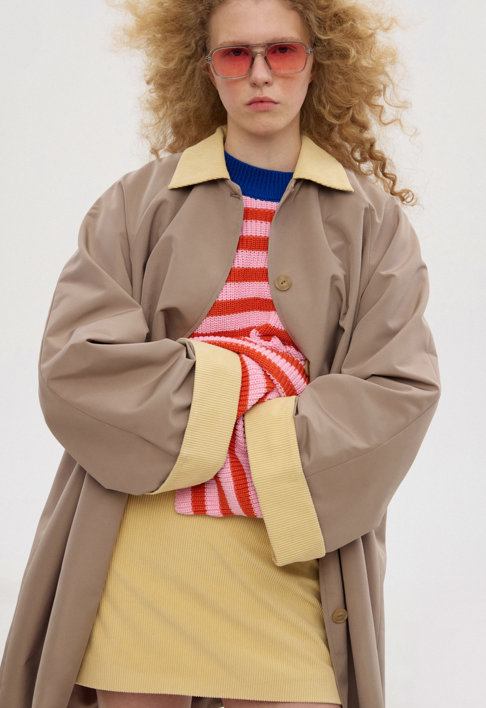 Mocha trench coat