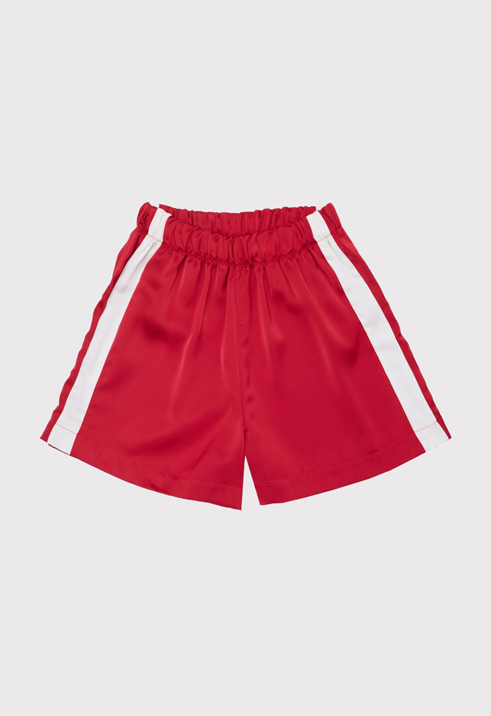 Women’s Red Satin Shorts