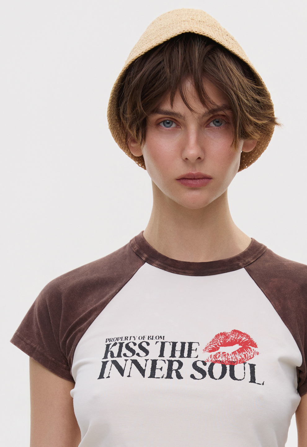 Жіноча футболка реглан KISS THE INNER SOUL