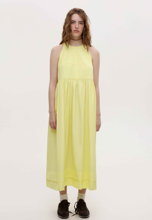 Сарафан baby doll жовтий