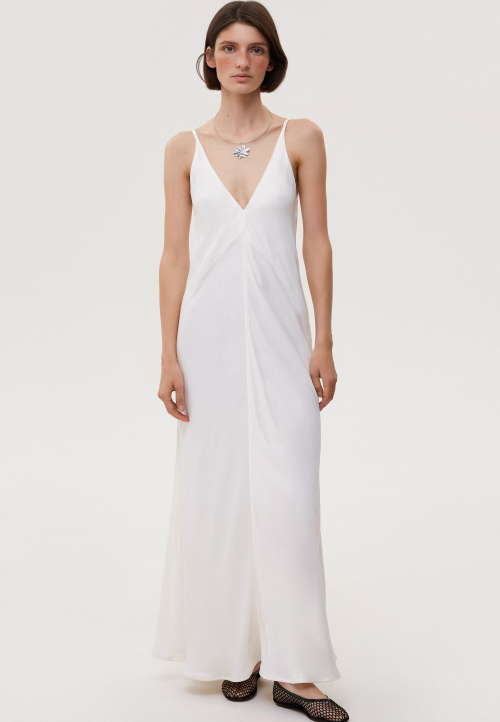 Satin copper milk sundress Satin copper milk sundress