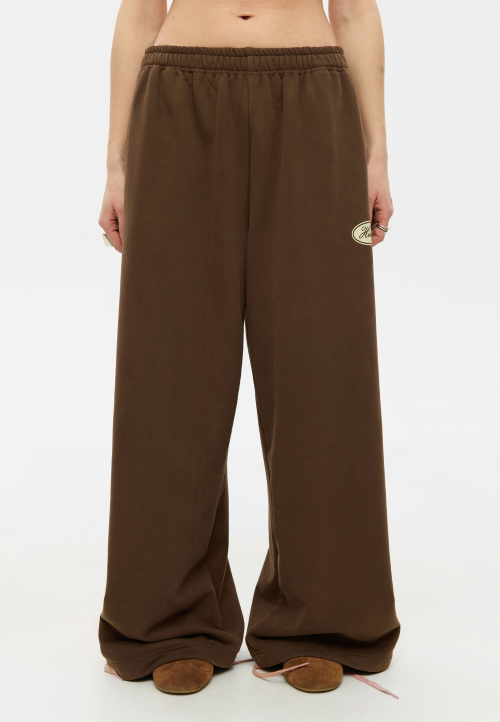 Штани оверсайз коричневий Hidden