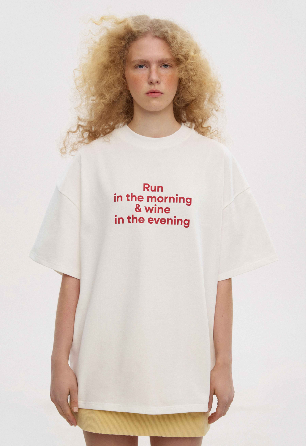 Run&Wine milk T-shirt Run&Wine milk T-shirt