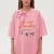 T-shirt "Harmony" pink vintage