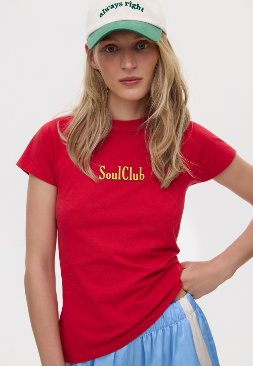 SOUL CLUB red raglan t-shirt