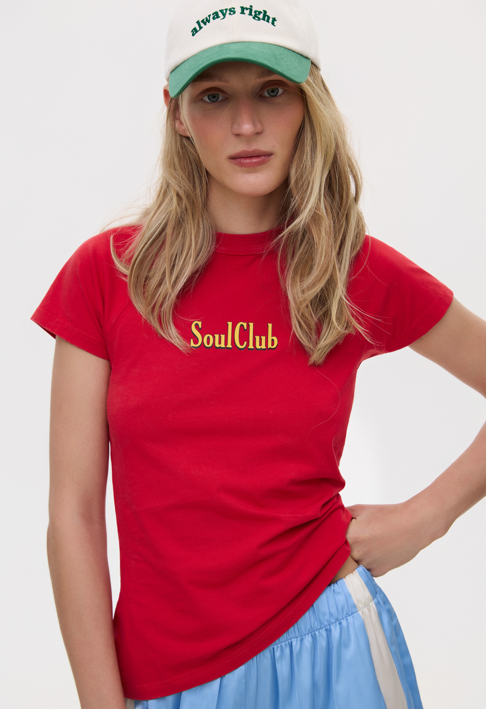 Футболка реглан виварена червона SOUL CLUB