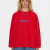 Women's Red Raglan TOXIC LOVER Longsleeve